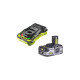 Pack RYOBI Souffleur 18V OnePlus OBL1820S - 1 Batterie 3.0Ah High Energy - Chargeur ultra rapide