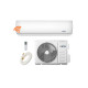 Pack FUJICOOL Climatiseur reversible - A poser soi-même - 3400W - Wifi - 35 m2 - Liaison 4 m - Avec mise en service