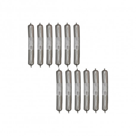 Lot de 12 colles souples SIKA Adheflex Parquet - 600 ml