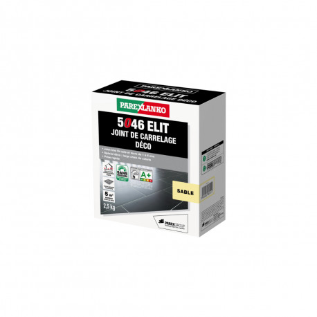 Joint carrelage PAREXLANKO 5046 Elit - Sable - 2,5 kg - L5046SABLE2.5