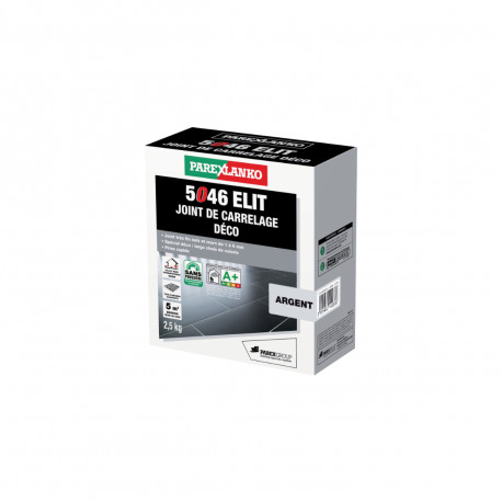 Joint carrelage PAREXLANKO 5046 Elit - Argent - 2,5 kg - L5046ARGENT2.5
