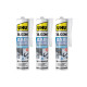 Lot de 3 silicones mastic UHU Bain Cuisine 2H Transparent Cartouche - 300ml