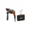 Pack AEG Perforateur SDSPLUS 24mm - 800W - KH 24 IE KIT - Set trois forets et deux burins offerts