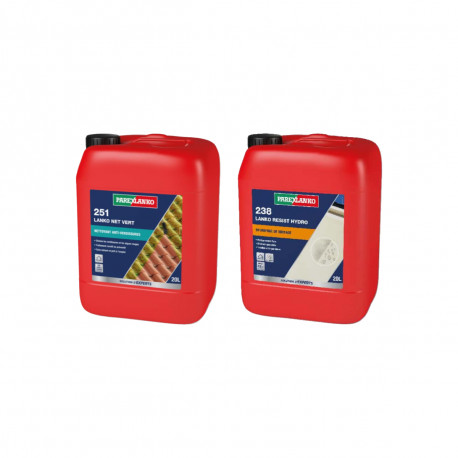 Pack PAREXLANKO Traitement anti-verdissures 251 20L - Protection anti-tâches 238 20L