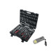 Pack KS TOOLS - Coffret d'outils Chrome mat - 179 pcs - Lampe Torche à LED COB - L.84 mm