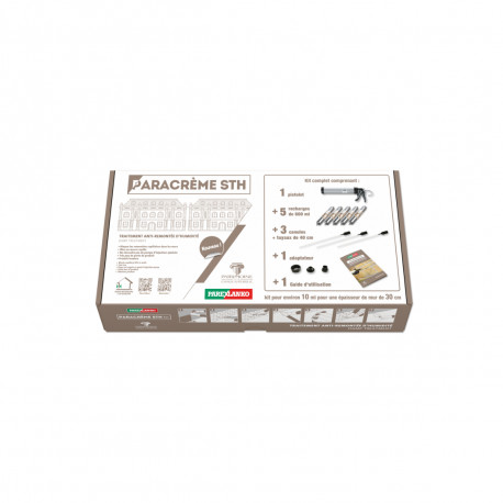 Traitement Remontées Humidité et Capillaires PAREXLANKO - Murs intérieurs et extérieurs - Paracreme STH