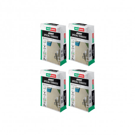 Lot de 4 sacs de joint spécial terrasse PAREXLANKO - Ton Pierre - 100kg