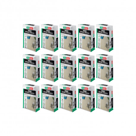 Lot de 15 sacs de joint spécial terrasse PAREXLANKO - Ton Pierre - 375kg