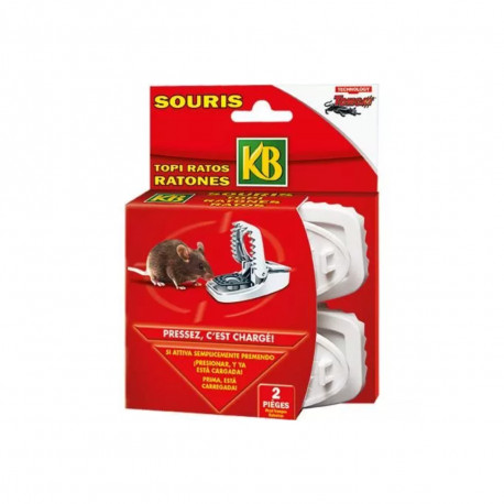 Pièges crocodiles pour souris KB Home Defense - 2 pcs