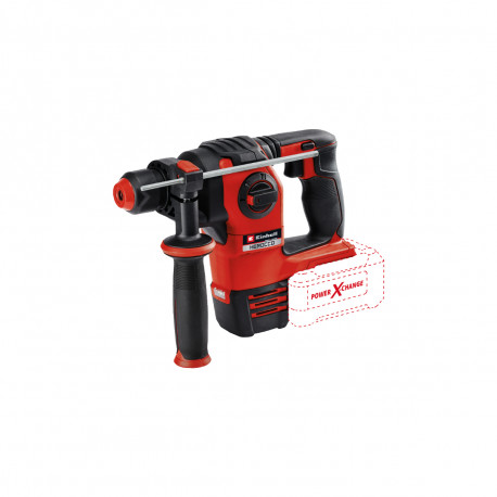 Marteau Perforateur EINHELL 18V Power X-Change - Sans batterie ni chargeur - TE-HD 18/12 Li-Solo