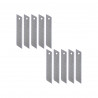 Lot de 10 lames de cutter BELLOTA - 25mm - H5140525