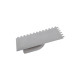 Platoir denté en acier BELLOTA - Manche en plastique - Dents carrées 6mm - 2587406