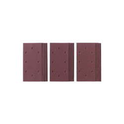Lot de 15 abrasifs EINHELL pour ponceuse vibrante - 187x93mm - Grains 60-120-180 - 49817985