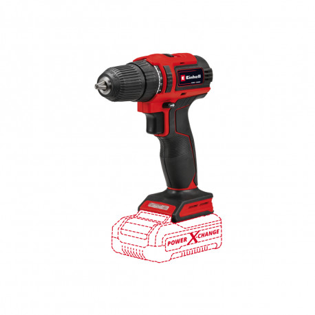Perceuse visseuse EINHELL 18V Power X-Change - Sans batterie ni chargeur - TE-CD 18/40 Li BL - Solo
