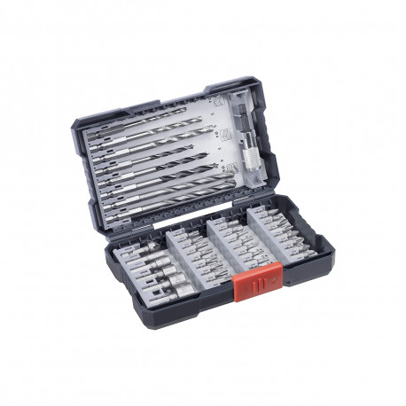 Coffret 39 accessoires EINHELL pour perceuse-visseuse - Embout hexagonal 1/4" - 49108956