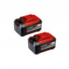 Lot de 2 batteries EINHELL 18V Power X-Change - 5.2Ah - Twinpack