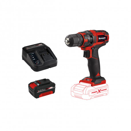 Perceuse visseuse EINHELL 18V Power X-Change - Sans batterie ni chargeur - TC-CD 18/35 Li-Solo