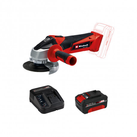 Meuleuse d'angle EINHELL 18V Power X-Change - Sans batterie ni chargeur - TC-AG 18/115 Li Solo