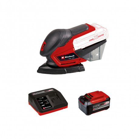 Ponceuse multi EINHELL 18V Power X-Change - Sans batterie ni chargeur - TE-OS 18/150 Li - Solo