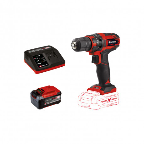 Perceuse visseuse EINHELL 18V Power X-Change - Sans batterie ni chargeur - TC-CD 18/35 Li-Solo