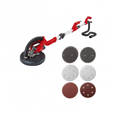 Pack EINHELL Ponceuse girafe EINHELL TC-DW 225 - Lot 15 abrasifs