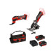 Pack EINHELL 18V Power X-Change - Outil multifonctions - Mini scie circulaire - Batterie 2.0Ah - Batterie 4.0Ah - Chargeur rapid