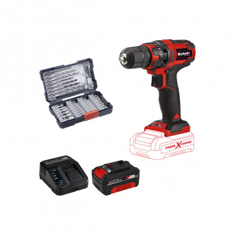 Perceuse visseuse EINHELL 18V Power X-Change - Sans batterie ni chargeur - TC-CD 18/35 Li-Solo