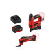 Pack EINHELL 18V Power X-Change - Agrafeuse-Cloueuse 2 en 1 - TE-CN 18 Li-Solo - Outil multifonctions - VARRITO - Starter Kit Po
