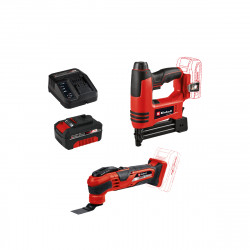 Pack EINHELL 18V Power X-Change - Agrafeuse-Cloueuse 2 en 1 - TE-CN 18 Li-Solo - Outil multifonctions - VARRITO - Starter Kit Po