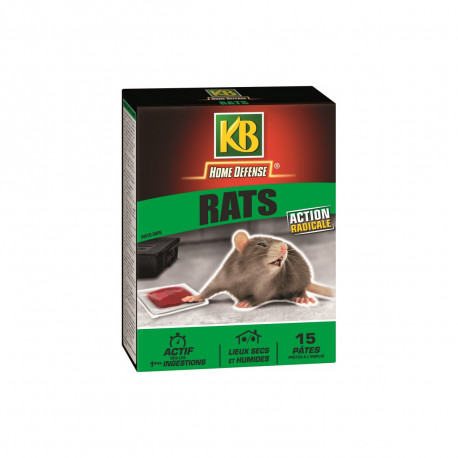 Rats pâtes KB Home Defense - 15 pâtes