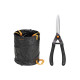 Pack FISKARS Cisaille à haies - 55cm - HS10 - Sac de jardin - Solid - 56L