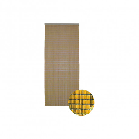 Rideau portière Tube CONFORTEX pour porte - 90 x 210 cm - Beige
