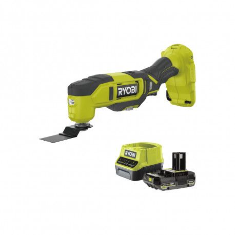 Pack RYOBI Multitool 18V OnePlus RMT18-0 - 1 Batterie 2.5Ah - 1 Chargeur rapide RC18120-125