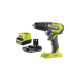 Pack RYOBI Perceuse-visseuse à percussion R18PD5-0 - 18V One+ Brushless - 1 Batterie 2.0Ah - 1 Chargeur rapide