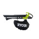 Pack RYOBI Souffleur Aspiro-Broyeur OBV18 - 18V OnePlus Brushless - 1 Batterie 2.0Ah - 1 Chargeur rapide