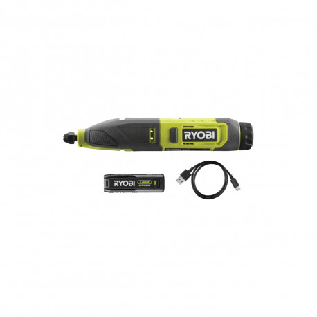 Ciseaux à bois RYOBI RPC4-120G - 4V - 1 Batterie 2.0Ah - 1 Câble USB C