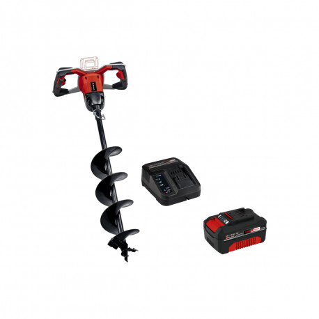 Pack EINHELL 18V Power X-Change - Tarière GE-EA 18/150 Li BL - Brushless - Starter Kit Power 4.0Ah