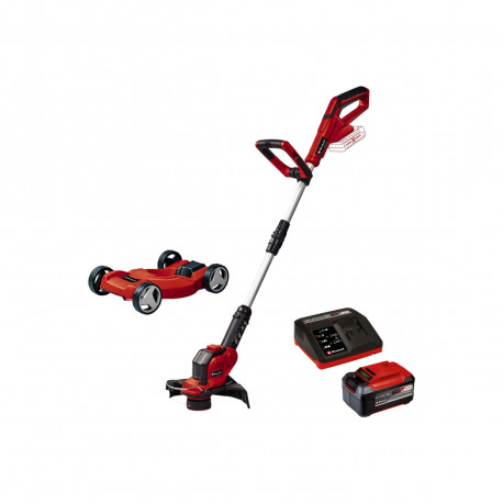 Pack EINHELL 18V PowerX-Change - Coupe-bordures GE-CT 18/28 Li TC - Starter Kit Power 5.2Ah