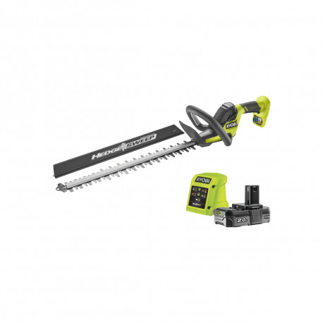 Taille-haies RYOBI 18V OnePlus Brushless - LINEA - 1 batterie 2.0 Ah - 1 chargeur - RY18HT45A-120