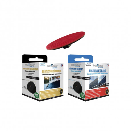Polish régénérant désoxydant - PadXpress - Pour coque bateau gelcoat - 125mm