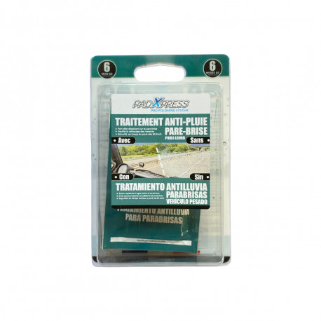 Lingettes protection anti-pluie - PadXpress - Pour pare-brise de camping-car et poids lourds