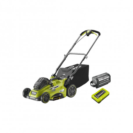 Tondeuse RYOBI 36V MaxPower - coupe 40cm - 1 batterie 6,0Ah - 1 chargeur - RLM36X41H60PG