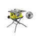 Pack RYOBI - Scie sur table électrique RTS1800EF-G - 1800W - 254mm - piètement rétractable - roues - extension - lame carbure - 