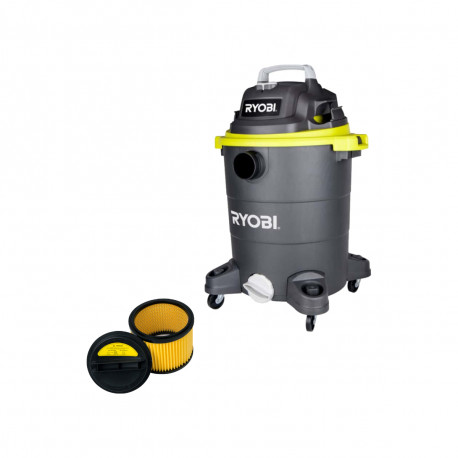Aspirateur eau et poussière RYOBI 1400W - 30L - RVC-1430PPT-G - Filtre de rechange - RAKVACF2030