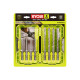 Pack RYOBI - Marteau perforateur R18SDS-125S - 18V OnePlus - 1 batterie 2.5Ah - 1 chargeur - Coffret empilage 8 forets SDSPLUS 