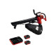 Pack EINHELL 36V Power X-Change - Aspirateur souffleur GE-CL 36/230 Li E - 2 Batteries 4.0Ah - Twincharger