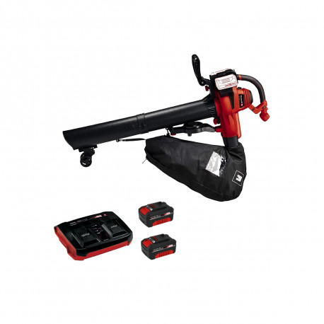 Pack EINHELL 36V Power X-Change - Aspirateur souffleur GE-CL 36/230 Li E - 2 Batteries 4.0Ah - Twincharger
