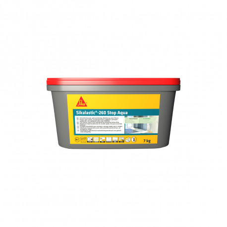 Revêtement d'étanchéité sous carrelage Sikalastic-260 Stop Aqua - 8m² - 7kg