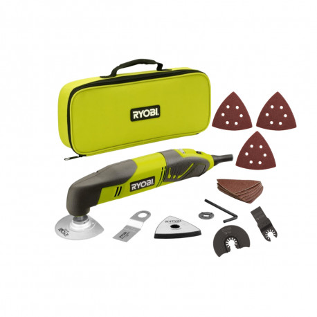Pack RYOBI Outil multifonctions RMT200-S - 200W - kit 12 pièces - RAKMT12KIT