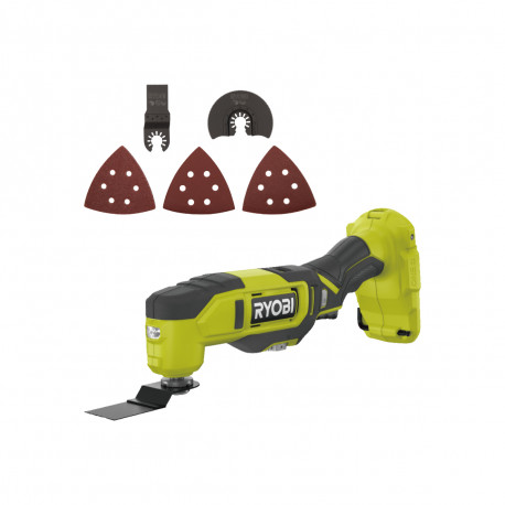 Pack RYOBI - Multitool RMT18-0 - 18V OnePlus - 11 accessoires - Sans batterie ni chargeur - Kit de 12 accessoires RAKMT12KIT